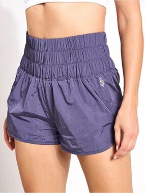 FP Movement by Free People Violet-Blue High-Waist Athletic Shorts